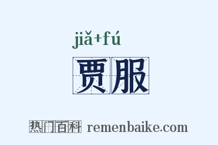 贾服是什么意思的图片